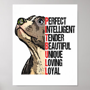 Perfect Intelligent Tender Beautiful Unique Loving Poster