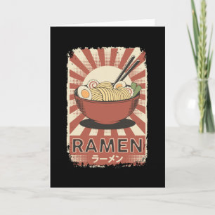 Perfect Japanese Ramen Food   Ramen Lover Card