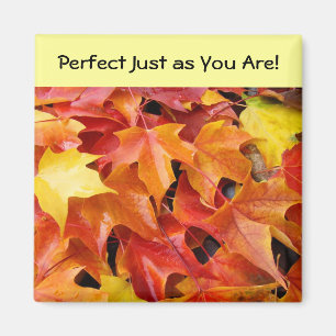Perfect Just as You Are! magnet Fall Leaves Nature