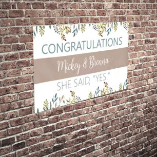Perfect Look!  Custom engagement Banner