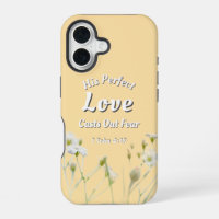 Perfect Love Casts Out Fear Floral Bible Verse
