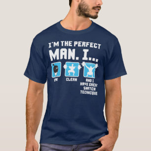 Perfect Man - Funny Weightlifting Gym T-Shirt
