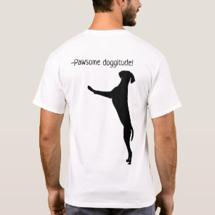 Perfect married for positive tail wagging died peo T-Shirt