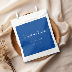 Perfect Match! Blue, Elegant, Simpel Favour Bag