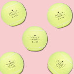 Perfect Match Bridal Wedding Couples Shower Favour Tennis Balls<br><div class="desc">🎾👫 Personalized "Perfect Match" Tennis Balls: Ideal for Wedding Favours and Bridal Showers Serve up a unique and memorable experience with our personalized "Perfect Match" tennis balls! Inspired by the theme of love and unity, these customized tennis balls are the perfect addition to your wedding favours or bridal shower on...</div>
