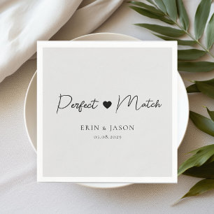 Perfect Match! Elegant, Simpel  Napkin