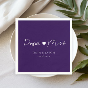 Perfect Match! Elegant, Simpel Napkin