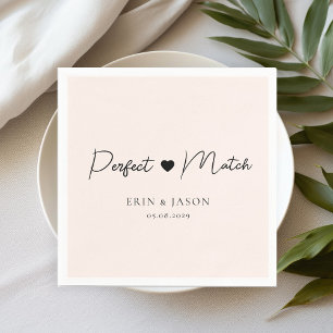 Perfect Match! Elegant, Simpel  Napkin