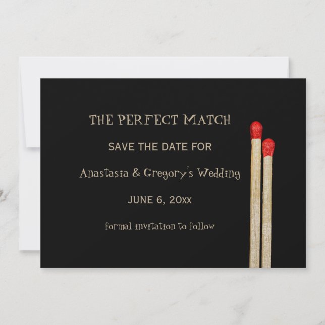 Perfect Match Invitation (Front)