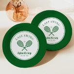 Perfect Match Last Swing Tennis Bachelorette Paper Plate<br><div class="desc">Cute Tennis themed bach party! Part of a whole collection!</div>
