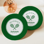 Perfect Match Last Swing Tennis Bachelorette Paper Plate<br><div class="desc">Cute Tennis themed bach party! Part of a whole collection!</div>