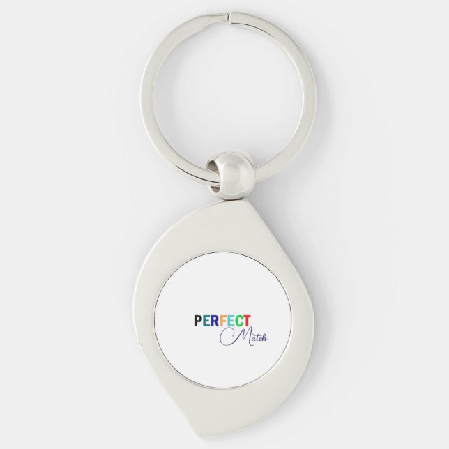 Perfect Match Stylish Keychain (Front)