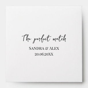Perfect Match Wedding Matchbox – Premium Edition Envelope
