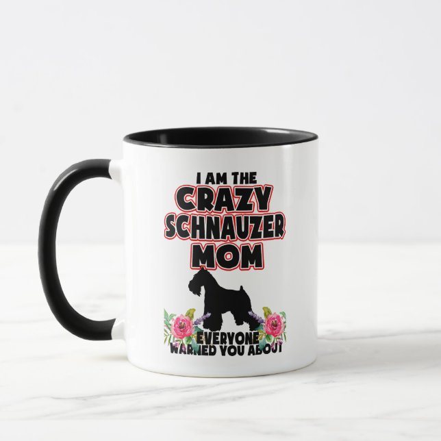 Perfect Mug for Dog Lovers with Schnauzer (Left)