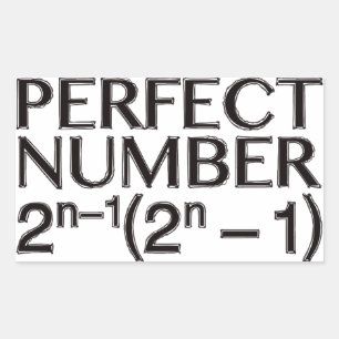 PERFECT_NUMBER STICKER