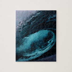 Perfect Ocean Wave Tunnel Jigsaw Puzzle