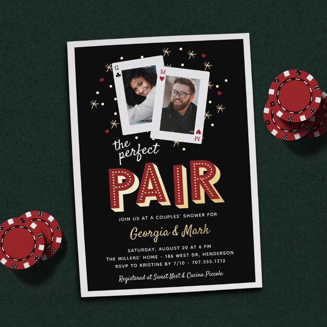 Perfect Pair Casino Theme Couples Shower (Creator Uploaded)