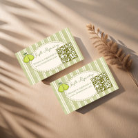 Perfect pair pear bridal shower qr gift registry