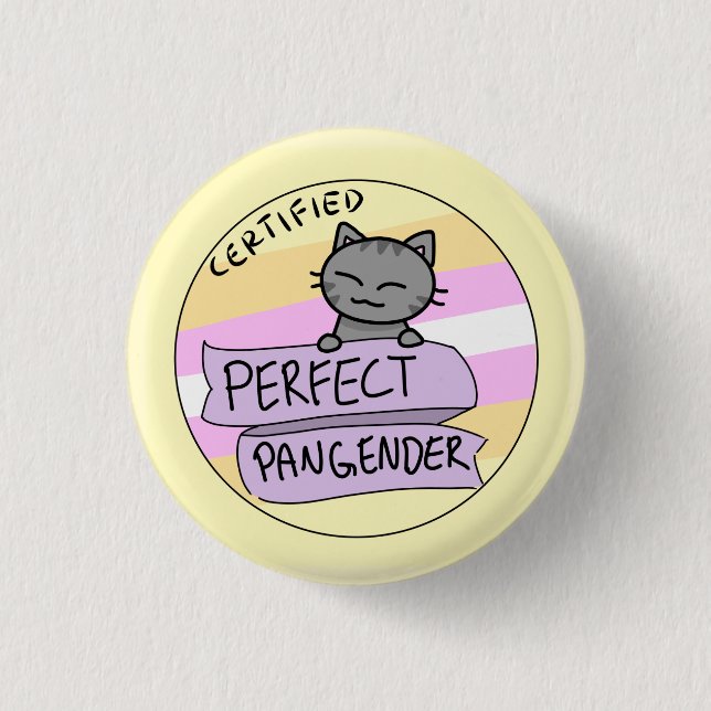 Perfect Pangender 1 Inch Round Button (Front)