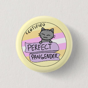Perfect Pangender 1 Inch Round Button