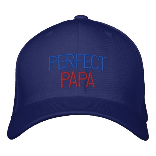 Perfect PAPA Embroidered Cap for Dad (Front)