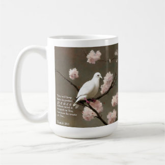 "Perfect Peace Mug" Isaiah 26:3 Coffee Mug