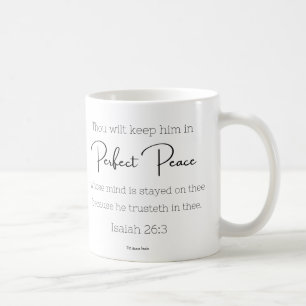 Perfect Peace Mug Isaïe 26:3
