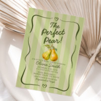 Perfect Pear Bridal Shower Retro