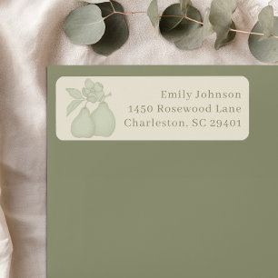 Perfect Pear Bridal Shower Sage Green Address