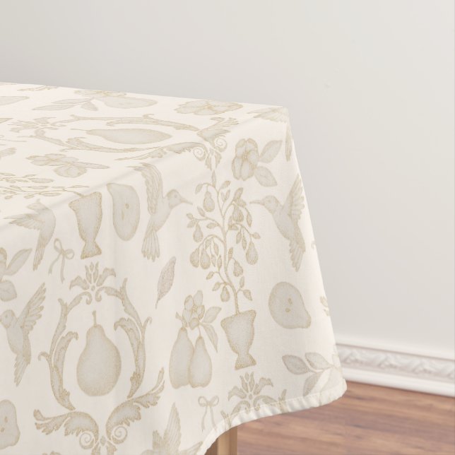 Perfect Pear French Country Bridal Shower  Tablecloth (In Situ)