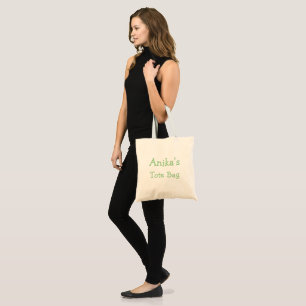 Perfect Personalized Handy Neutral Tote Bag