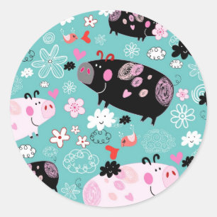 Perfect Piggies Sticker Sheet