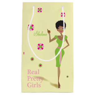 Perfect Pink Life girly illustration Small Gift Bag