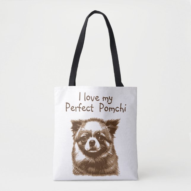 Perfect Pomchi Tote Bag (Front)