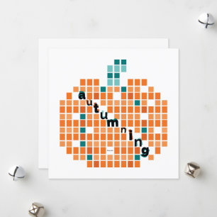 Perfect Pumpkins = Autumning Holiday Card