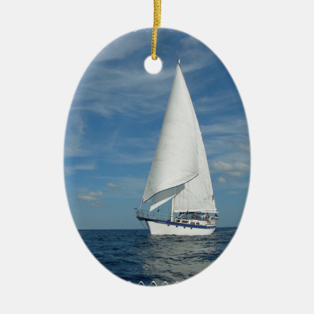 Perfect Sail Ornament (Front)