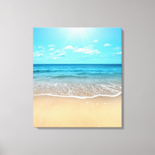 Perfect Sandy Beach Canvas Print