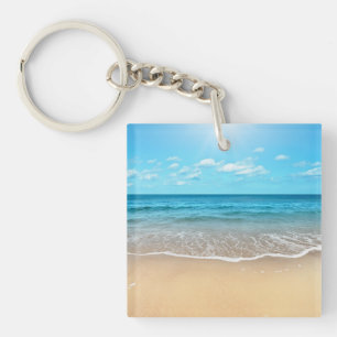 Perfect Sandy Beach Keychain