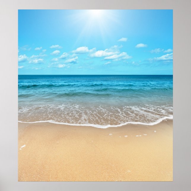 Perfect Sandy Beach Poster (Front)