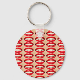 Perfect Smile Femme Fatale Pop-art Keychain