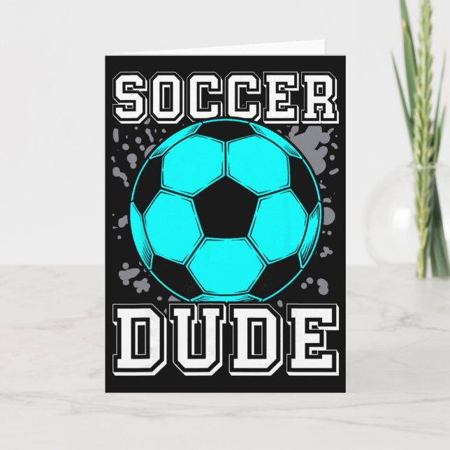 Perfect Soccer Dude Merchandise  Card (Front)