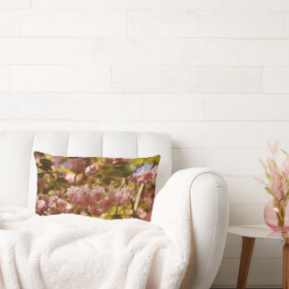 Perfect Spring pillow - pink cherry blossoms