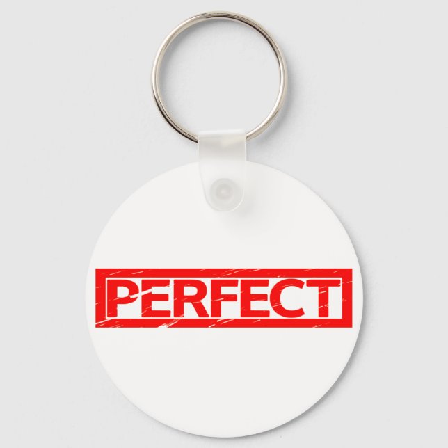Perfect Stamp Keychain (Front)