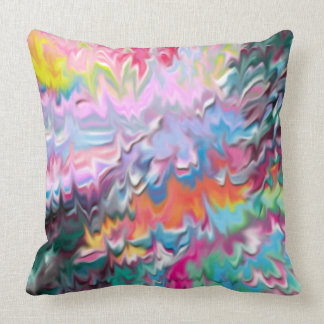 Perfect Storm Rainbow Throw Pillow