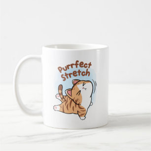 Perfect Stretch – Funny Cat Yoga Coffee Mug