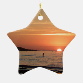 Perfect Sunset Ceramic Ornament