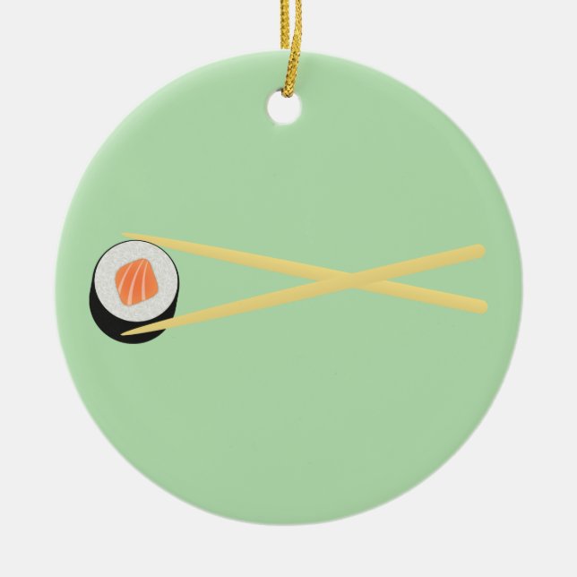 Perfect Sushi I Ceramic Ornament (Front)