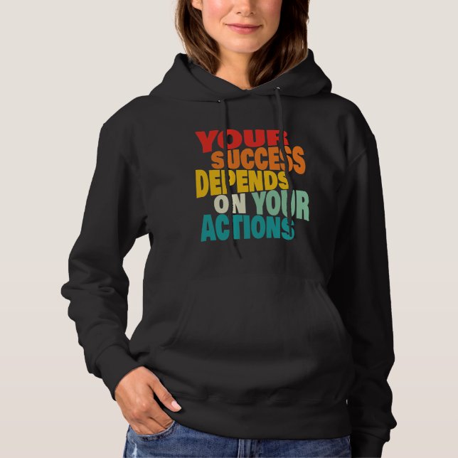 Perfect Text Motivational Quotes  Hoodie (Front)