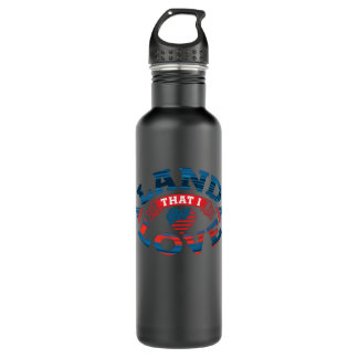 Perfect USA Lover Design America Flag 710 Ml Water Bottle