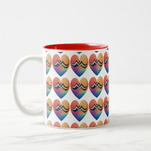 Perfect Valentine's Day Gift I Love You Two-Tone Coffee Mug